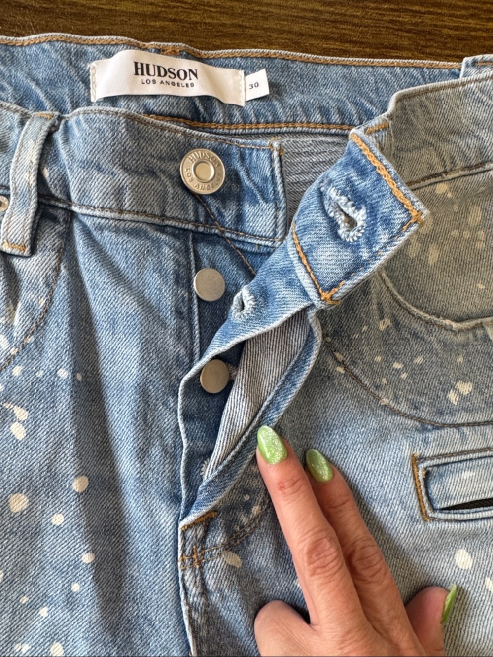 Hudson Jeans Light Blue Denim Shorts - Picture 5 of 9